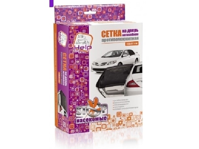 Сетка противомаскитная на дверь автомобиля  113х61 см HELP 80013/12